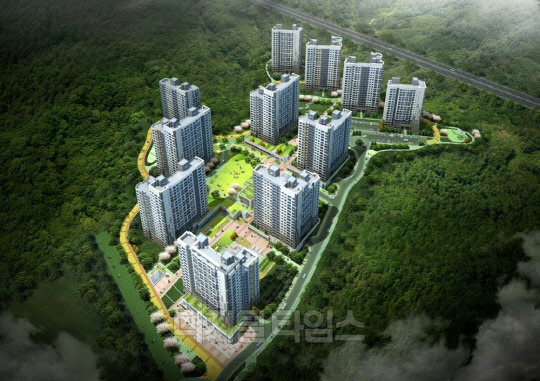 동탄 행복마을 푸르지오 조감도<대우건설 제공>